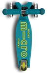 cumpără Trotinetă Micro MMD097 Maxi Deluxe Foldable LED Petrol Green în Chișinău 