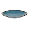 купить Тарелка Promstore 45813 Тарелка десертная 21cm Metallic Rim Blu, керамика в Кишинёве 