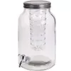 купить Посуда прочая Excellent Houseware 41418 Банка стеклянная с краном EH 4l, 31cm + емкость для льда в Кишинёве 