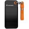 купить Накопители SSD внешние Verbatim M.2 External SSD 512GB Verbatim Pocket USB 3.2 Gen 2, Black/Orange (VER_32285) в Кишинёве 