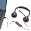 купить Plantronics Blackwire 3320 Stereo USB-A Headset 213934-01, Noise-cancelling Microphone, Remote Call Control, Mic. Frequency Response 100 Hz–10 kHz, Output 20 Hz–20 kHz, 32Ohm в Кишинёве 