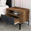 cumpără Noptieră Trendy Lizbon-529, Nuc, Antracit, 56x50x40cm (GTR001516) în Chișinău 