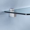 купить Полка стандартная Glassline 420x120x8 мм, прозрачное стекло в Кишинёве 