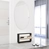 cumpără Raft pentru încălțăminte Mobildor-Lux Leo Slim 90x16x47H cm White/Anthracite în Chișinău 