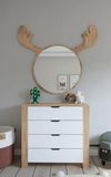 купить Комод Trendy Nisan 1600-026-White, Walnut, 90x85x42cm (GTR007928) в Кишинёве 