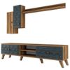 cumpără Set mobilă living Trendy Clasa S, Nuc, Calcedonie 180x44x35cm în Chișinău 