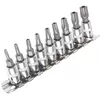 cumpără Set de tubulare, bite, duze JTC JTC-3303 Set biți Torx cu 5 puncte de 1/4", TS10H-TS50H, 9 Bucăți în Chișinău 