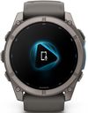 купить Смарт часы Garmin Fenix 9, 51mm, Bare Ti, Pebble Gray Band (010-04763-01) в Кишинёве 