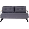купить Диван Trendy Sando extensibila cu 2 locuri 78x78x133cm Gri в Кишинёве 