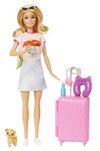 cumpără Păpușă Barbie HJY18 cu accesorii și set de voiaj Malibu în Chișinău 