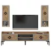 купить Тумба напольная для TV Trendy Samba, Albastru 180x52x35cm в Кишинёве 