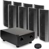 купить Колонки Hi-Fi LitheAudio 7.1 Wireless Surround Sound Cinema Kit With WiSA SoundSend (B-IO1-W-71SS-B) в Кишинёве 