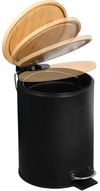 купить Урна для мусора Kesper 90166 Caldare gunoi 3L metal negru в Кишинёве 