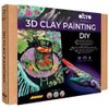 купить Набор для творчества Okto 10054 Tablou 3D cu plastilină aerată Air Clay 30x40сm: Pești Aurii в Кишинёве 
