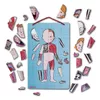 купить Настольная игра Janod J05491 Set magnetic Corpul Uman в Кишинёве 