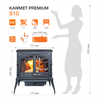 Печь чугунная KAWMET Premium SPARTA S10 EKO 13,9 kW