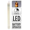 cumpără Lumânare Promstore 42507 Свеча высокая LED 23cm, таймер, пластик, белый în Chișinău 