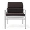 купить Кресло с подушками Nardi ARIA FIT BIANCO caffe 40330.00.165.FIT (Кресло с подушками для сада и терас) в Кишинёве 