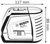 купить Измерительный прибор Bosch GLL 2-50 0601063104 в Кишинёве 