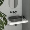 купить Раковина Ravak Ceramic Slim 550 O 55x37x12cm Anthracite XJX03155000 в Кишинёве 