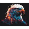 купить Картина по номерам BrushMe BS53695 40*50 cm (în cutie) Vultur în flăcări в Кишинёве 