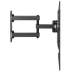 Wall Mount KIVI ''MOTION-443A'' Black 32" - 55" Full Motion, max.35kg, VESA mm: up to 400x400mm 