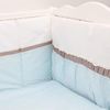 cumpără Lenjerie de pat pentru copii PernaMea Set lenjerie 8 piese Renaissance Buline Albastru (PM.101641/5) în Chișinău 