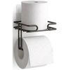 купить Аксессуар для туалета Teknotel ST175n metal negru 9,5x12x5cm в Кишинёве 