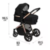 купить Детская коляска MoMi Limuru 2/1 Black в Кишинёве 