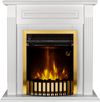 cumpără Șemineu electric ArtFlame Orina & Gala gold, 900x900x270mm, Alb în Chișinău 