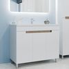 cumpără Dulap pentru lavoar Bayro Positano Duo под умыв. Argo 1000, белый мат în Chișinău 