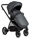 купить Детская коляска Tutis 2in1 MIO PLUS Leather 2/1 Dark Grey 021 (1232021) в Кишинёве 