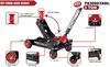 купить Домкрат Torin T830003XDL Домкрат гидравлический с большими колёсами (OFF-ROAD), 156-736мм 3т в Кишинёве 