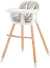 купить Стульчик для кормления KinderKraft KKKSIENGRY0000 Sienna серый в Кишинёве 