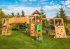 купить Детская площадка Fungoo Set FUN GYM (FORTRESS TIPTOP Rainbow Spider+) teak painted в Кишинёве 