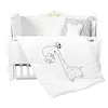 купить Детское постельное белье PernaMea Set lenjerie 8 piese Lovely Giraffe (PM.100262/17) в Кишинёве 