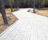 Bибролитая тротуарная плитка 40x40 кирпич 