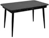 купить Комплект стол и стулья Evelin di Costacurta cтол DT-431-3R B + 6 стульев YTC-078B Bluvel-14 (Dark grey) в Кишинёве 