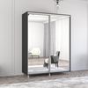 cumpără Dulap Mobildor-Lux Aron-P uși glisante din oglinzi (160x60x230H cm) Anthracite în Chișinău 