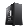 Case ATX GAMEMAX QUEST, w/o PSU, 0.6mm, 1x120mm fan, Tempered Glas, USB3.0, Type-C, Black 
