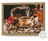 cumpără Tablou pe numere Art Gallery QB205280 Mozaic cu diamante patrate 40x50cm Cafea si boabe în Chișinău 