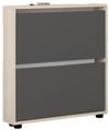 купить Полка для обуви Mobildor-Lux Leo Slim 100x16x86H cm Sonoma/Anthracite в Кишинёве 