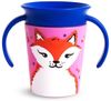cumpără Cană cu pai Munchkin MUN0113fox Miracle Wildlove, Vulpe (180ml) în Chișinău 