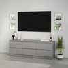 cumpără Comodă TV MebelStar NEO 6S 180x43x53 Grey (MBS-1295) în Chișinău 