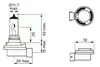 cumpără Lampă auto Bosch H8 Pure Light 12V 35W PGJ19-1 (carton) (1987302081) în Chișinău 