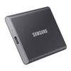 1.0TB (USB3.2/Type-C) Samsung Portable SSD T7 , Grey (85x57x8mm, 58g, R/W:1050/1000MB/s) 