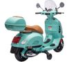 купить Электромобиль Chipolino ELMVE0251TG Мотоцикл Vespa GTS Super teal green в Кишинёве 