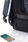 Backpack Bobby Hero Regular, anti-theft, P705.295 for Laptop 15.6" & City Bags, Navy 