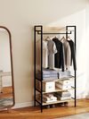 купить Вешалка для одежды Deco Portant Haine Capitol 4 nivele 840x400xH1800 Stejar M37/Black в Кишинёве 