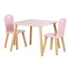 купить Набор детской мебели Chipolino DIWH02420323 Столик и 2 стульчика MDF pink в Кишинёве 